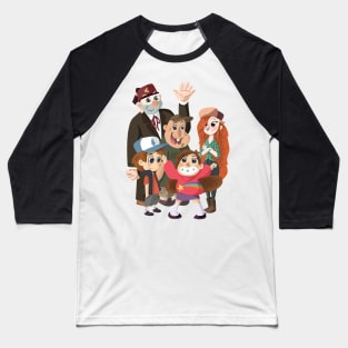 Gravity Falls Baseball T-Shirt